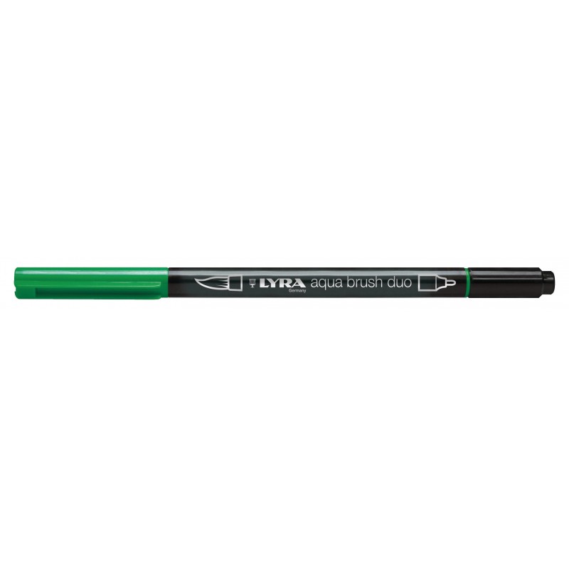 Lyra Aqua Brush Duo Permanent Green