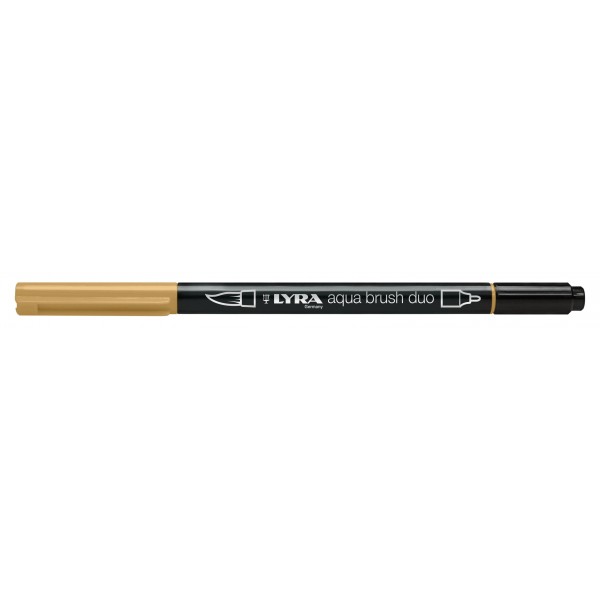 Lyra Aqua Brush Duo Brown Ochre Lyra Aqua Brush Duo Brown Ochre