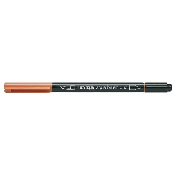 Lyra Aqua Brush Duo Burnt Ochre Lyra Aqua Brush Duo Burnt Ochre