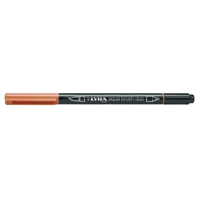 Lyra Aqua Brush Duo Burnt Ochre