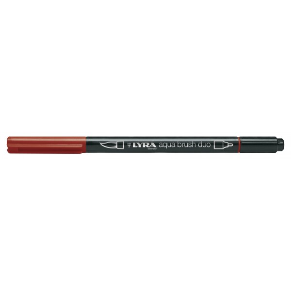 Lyra Aqua Brush Duo Venetian Red Lyra Aqua Brush Duo Venetian Red