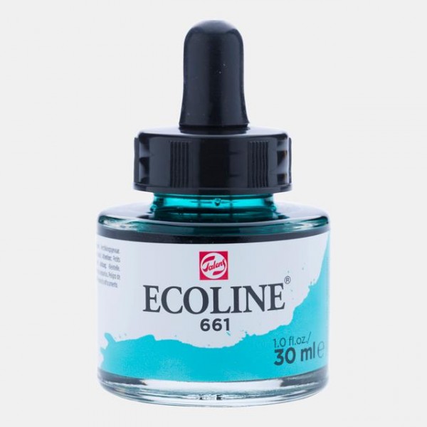 Ecoline 30ml 661 Turquoise Green Ecoline 30ml 661 Turquoise Green