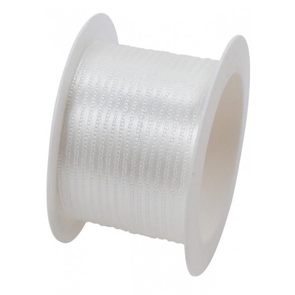 Κορδέλα 3mm x 10m Λευκή Κορδέλα 3mm x 10m Λευκή