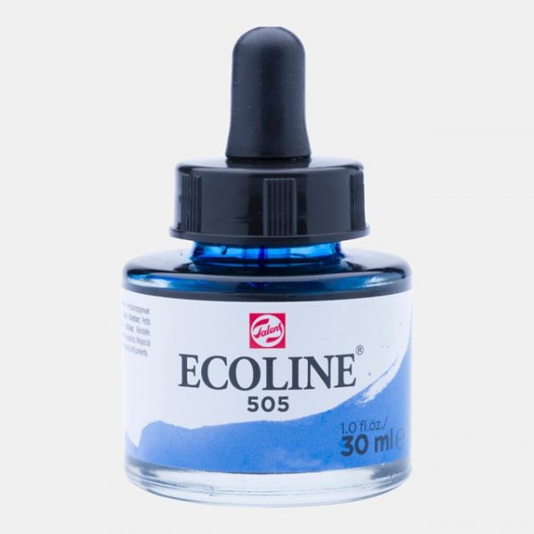 Ecoline 30ml 505 Ultramarine Light Ecoline 30ml 505 Ultramarine Light
