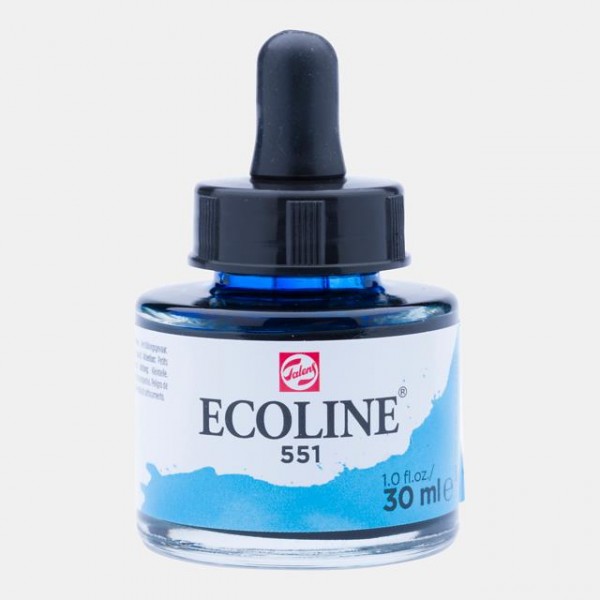 Ecoline 30ml 551 Sky Blue Light Ecoline 30ml 551 Sky Blue Light