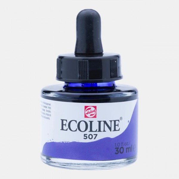 Ecoline 30ml 507 Ultramarine Light Violet Ecoline 30ml 507 Ultramarine Light Violet