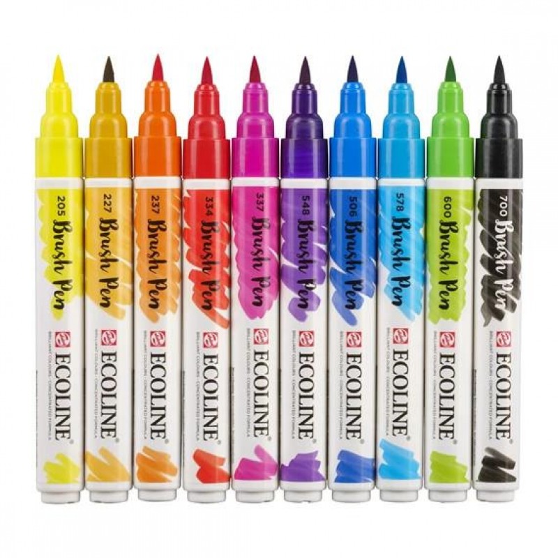 Σετ Ecoline Brushpen 10 χρώματα