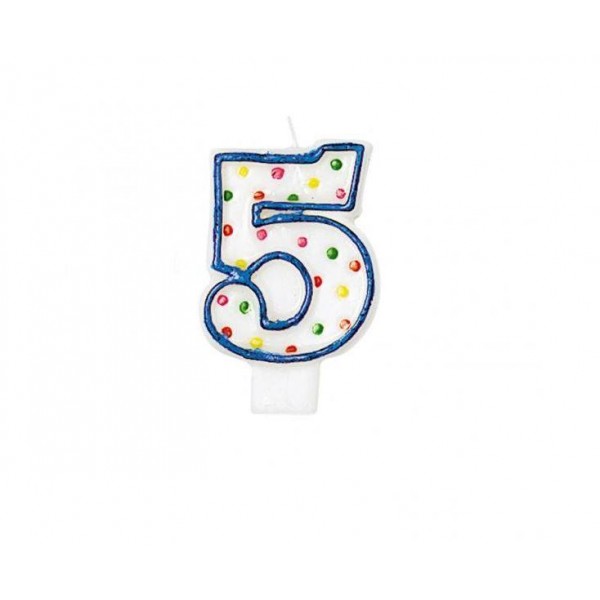 Amscan Κερί γενεθλίων Νο 5 Amscan Κερί γενεθλίων Νο 5