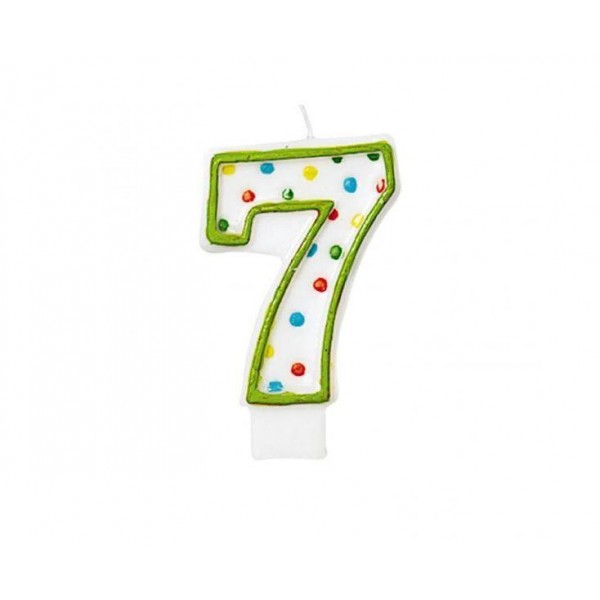 Amscan Κερί γενεθλίων Νο 7 Amscan Κερί γενεθλίων Νο 7