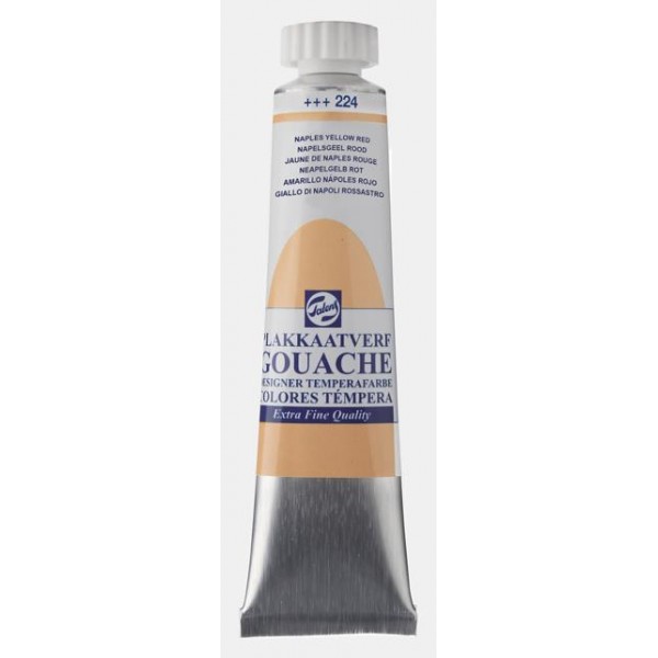 Talens Gouache 20ml No 224 Naples Yellow Red Talens Gouache 20ml No 224 Naples Yellow Red
