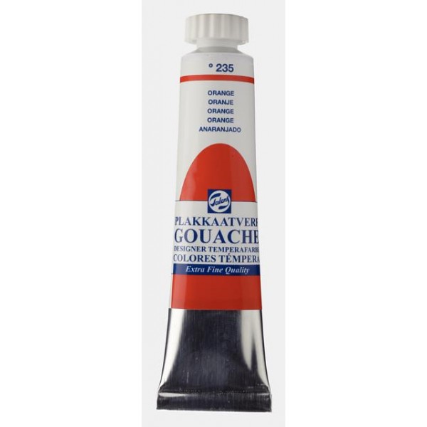 Talens Gouache 20ml No 235 Orange Talens Gouache 20ml No 235 Orange