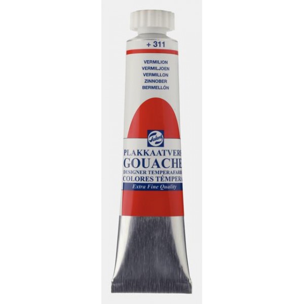 Talens Gouache 20ml No 311 Vermillion Talens Gouache 20ml No 311 Vermillion