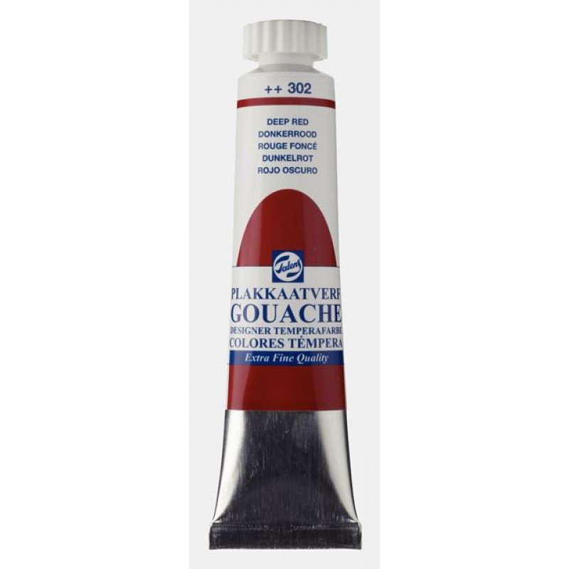 Talens Gouache 20ml No 302 Red Deep