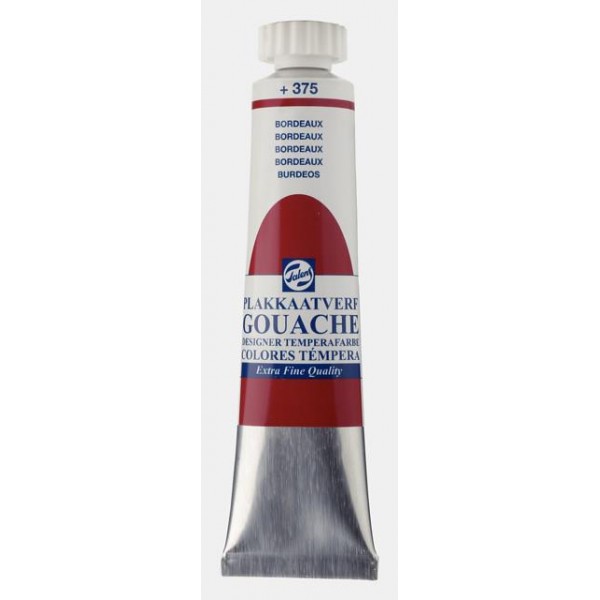 Talens Gouache 20ml No 375 Bordeaux Talens Gouache 20ml No 375 Bordeaux