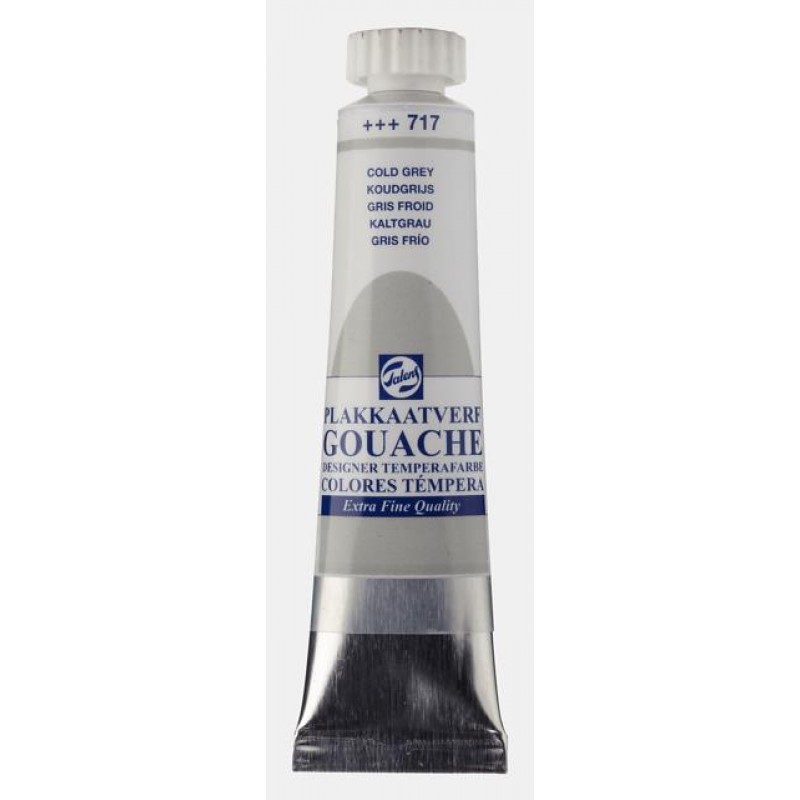 Talens Gouache 20ml No 717 Cold Grey