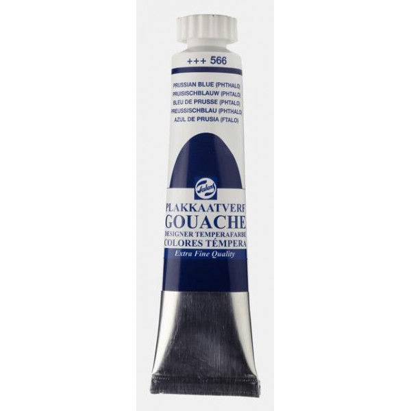 Talens Gouache 20ml No 566 Prussian Blue Pthalo