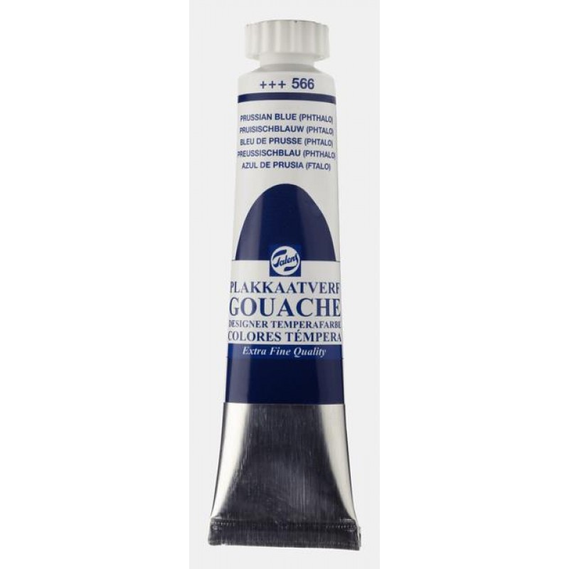 Talens Gouache 20ml No 566 Prussian Blue Pthalo