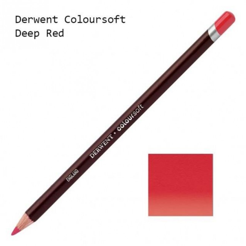 Derwent Μολύβι Coloursoft C130 Deep Red