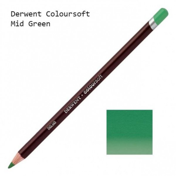 Derwent Μολύβι Coloursoft C400 Mid Green