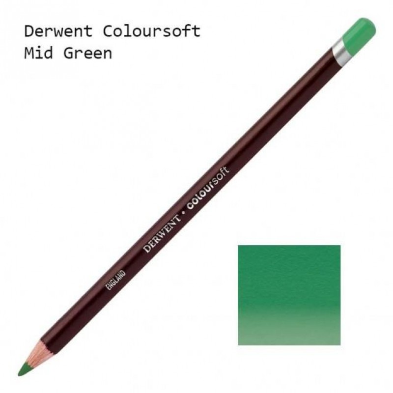 Derwent Μολύβι Coloursoft C400 Mid Green