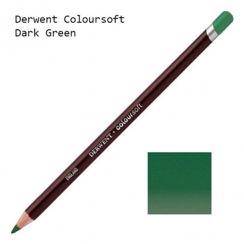 Derwent Μολύβι Coloursoft C410 Dark Green