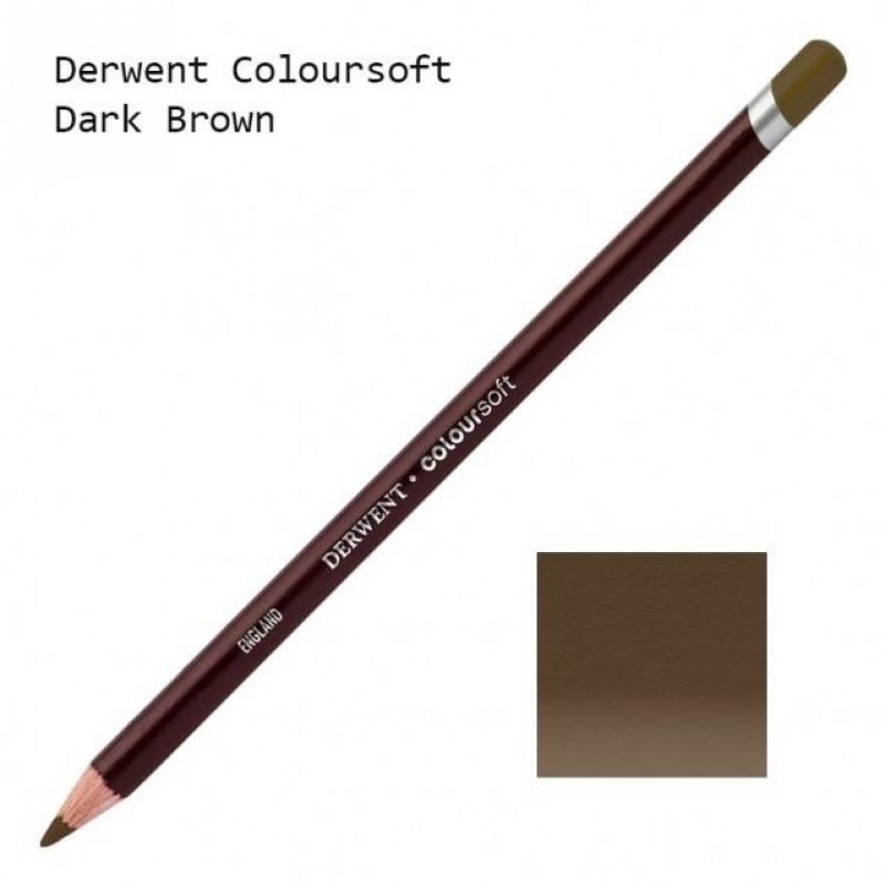 Derwent Μολύβι Coloursoft C520 Dark Brown