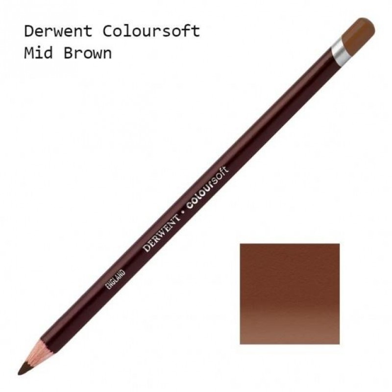 Derwent Μολύβι Coloursoft C600 Mid Brown