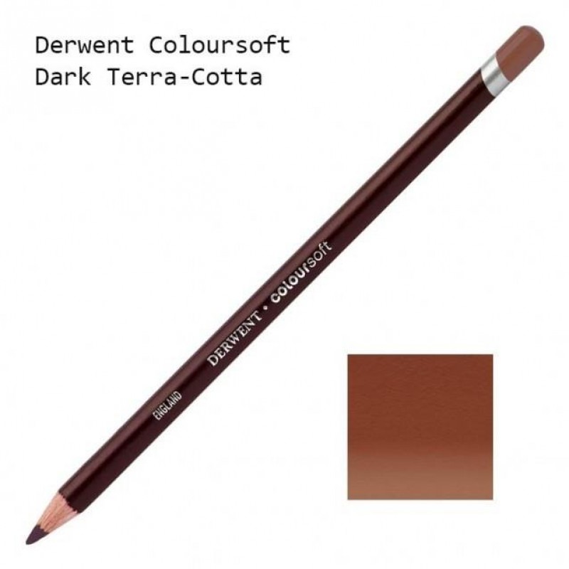 Derwent Μολύβι Coloursoft C610 Dark Terracotta