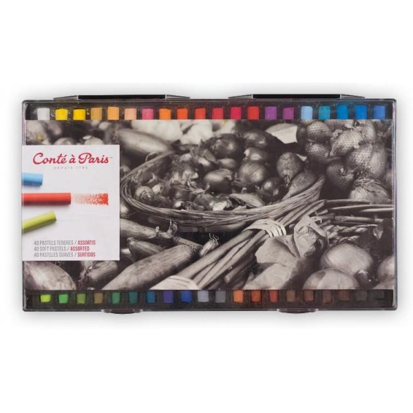 Conte a Paris Κασετίνα με 40 Soft Pastel Conte a Paris Κασετίνα με 40 Soft Pastel