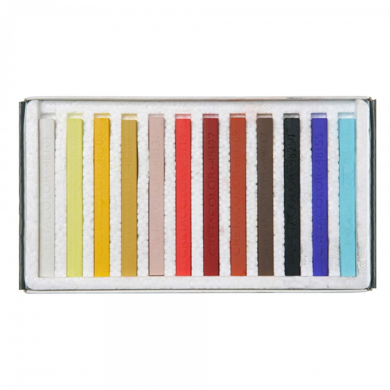 Cretacolour Starter Pastel Carre Set 12 Skin tones