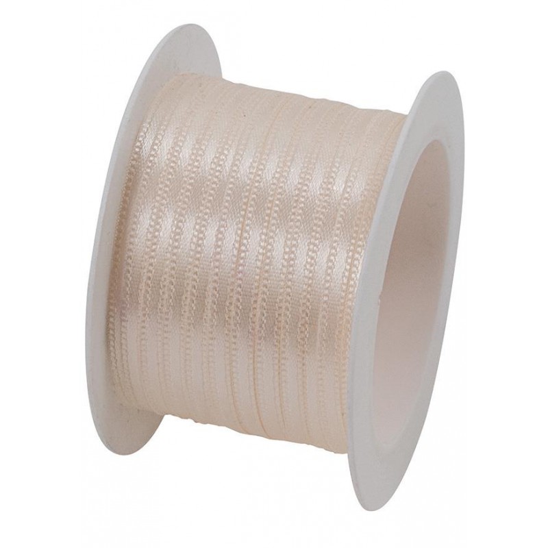 Κορδέλα 3mm x 10m Κρέμ
