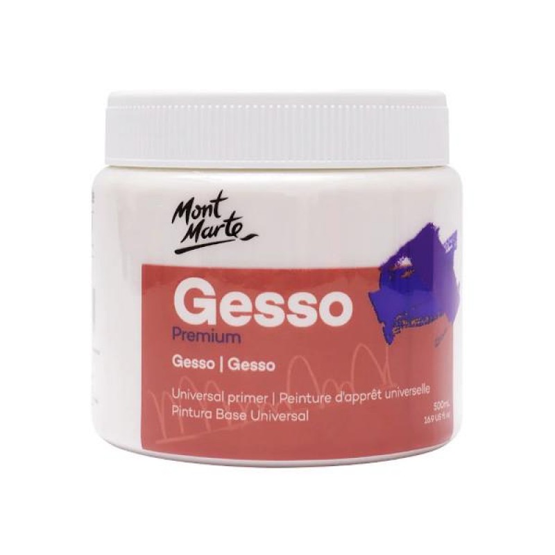 Mont Marte Έτοιμη Προετοιμασία Gesso 500ml