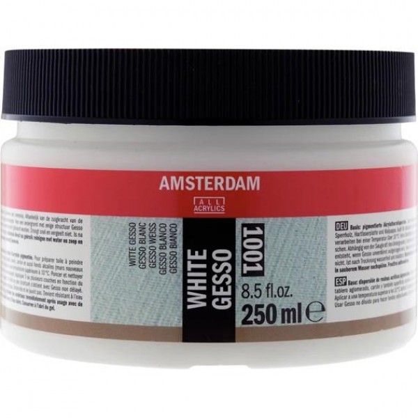Amsterdam  Έτοιμη Προετοιμασία Gesso 250ml Amsterdam  Έτοιμη Προετοιμασία Gesso 250ml