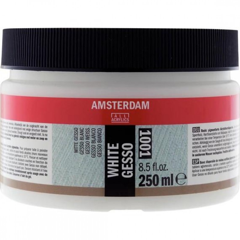 Amsterdam  Έτοιμη Προετοιμασία Gesso 250ml