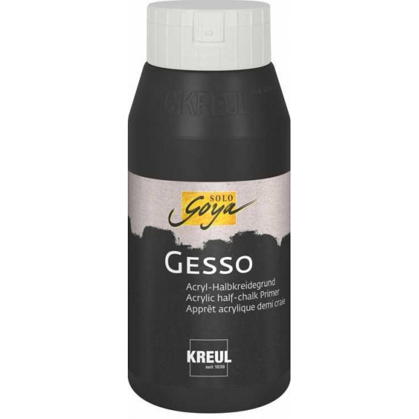 Kreul Έτοιμη Προετοιμασία Gesso Μαύρο 750ml Kreul Έτοιμη Προετοιμασία Gesso Μαύρο 750ml