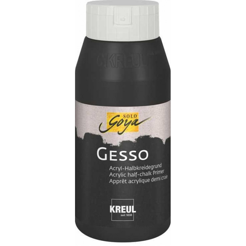 Kreul Έτοιμη Προετοιμασία Gesso Μαύρο 750ml