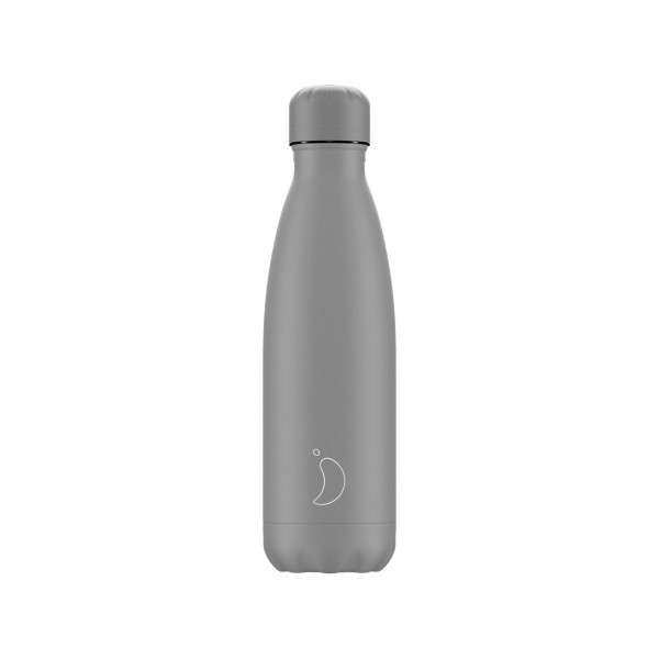 Chillys Bottle All Matte Grey 500ml