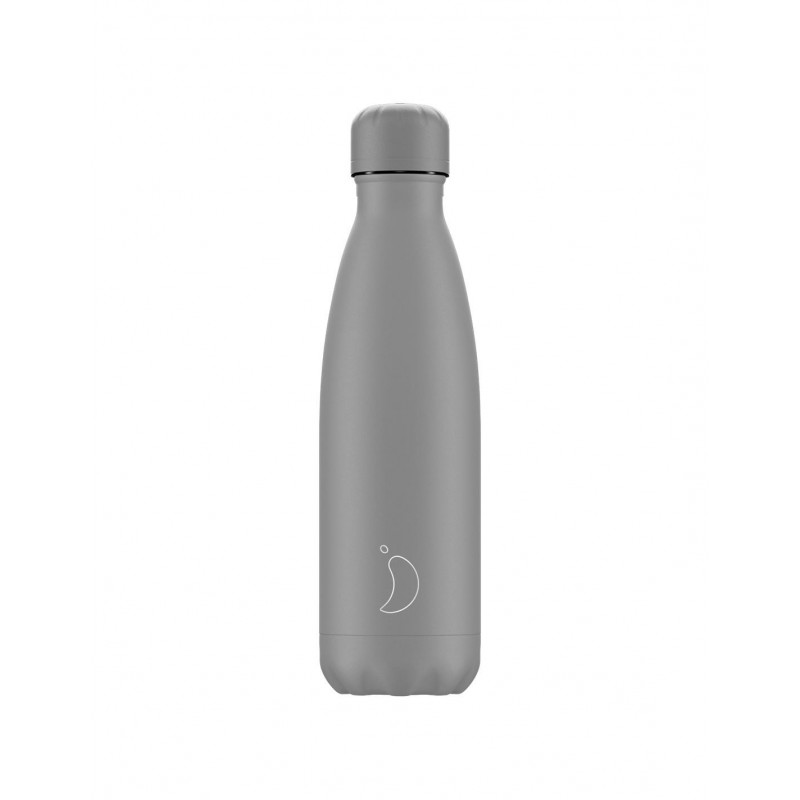 Chillys Bottle All Matte Grey 500ml