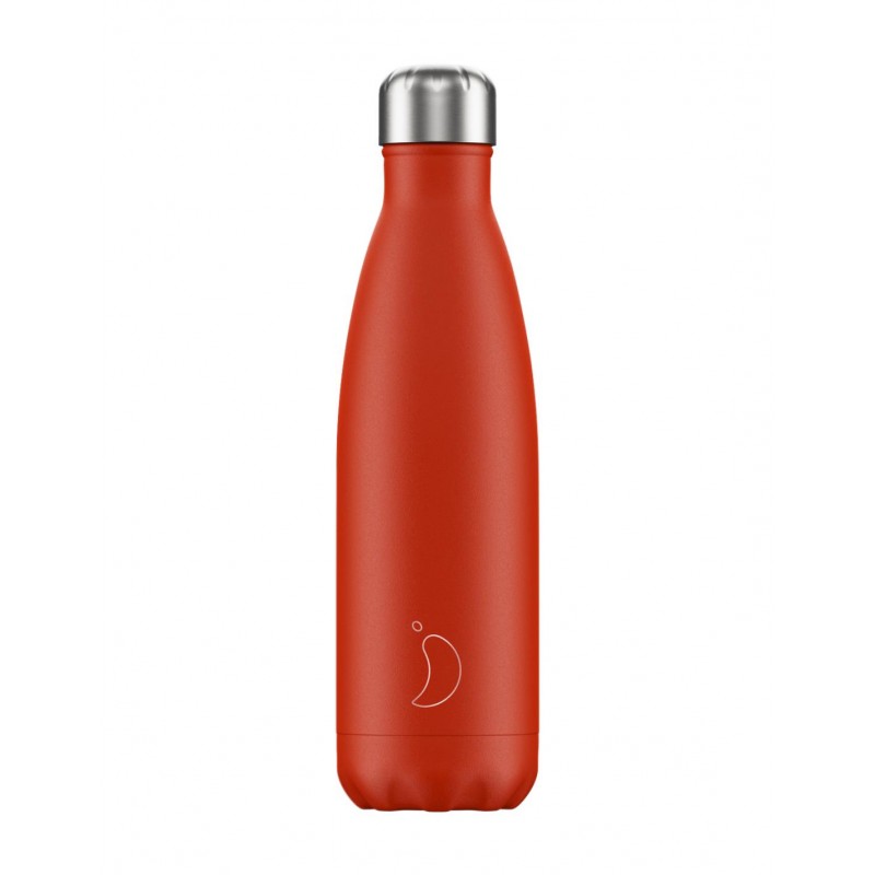 Chillys Bottle Neon Red 500ml