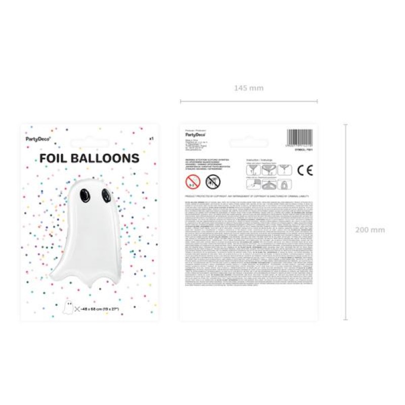 Διακοσμητικό Μπαλόνι Φάντασμα 48x68cm