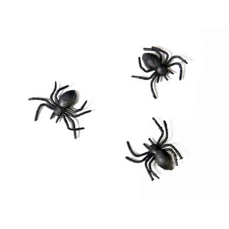Πλαστικές Διακοσμητικές Αράχνες 10τεμ