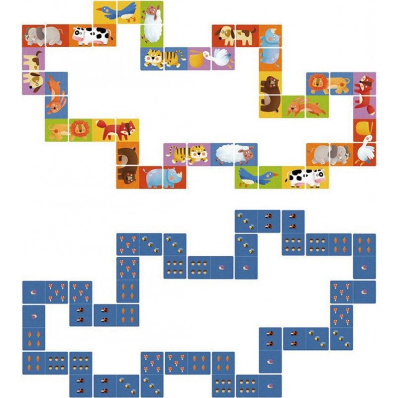Domino Puzzle Zoo Pals 24pcs