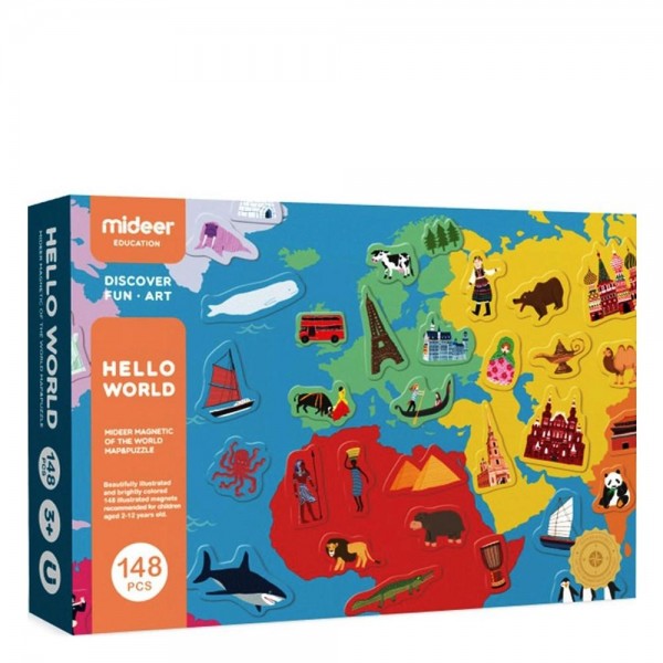 Magnetic Παζλ Hello World 148 magnets Magnetic Παζλ Hello World 148 magnets