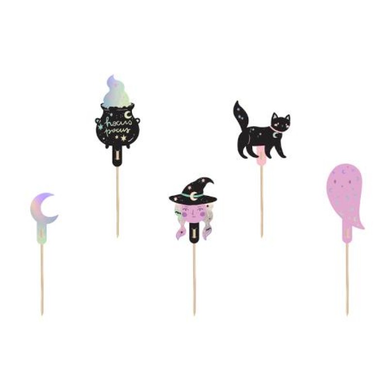 Cupcake toppers Halloween 14cm 6τεμ