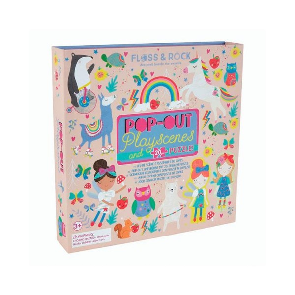 Pop-out Σκηνικό με παζλ 20τεμ “Νεράιδα Ουράνιου Τόξου” Pop-out Σκηνικό με παζλ 20τεμ “Νεράιδα Ουράνιου Τόξου”