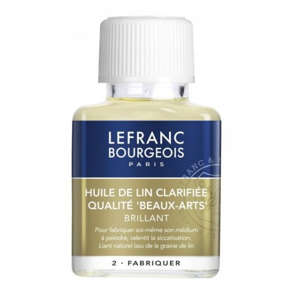 Lefranc Bourgeois Λινέλαιο (Linseed Oil Clarified) 75ml Lefranc Bourgeois Λινέλαιο (Linseed Oil Clarified) 75ml