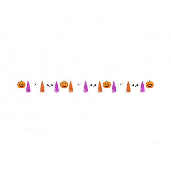Γιρλάντα Tassel με φούντες Hallo-ween Friends 3m