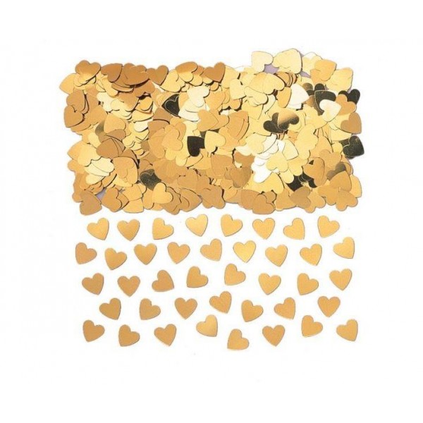 Κομφετί Καρδιές Χρυσές 14gr