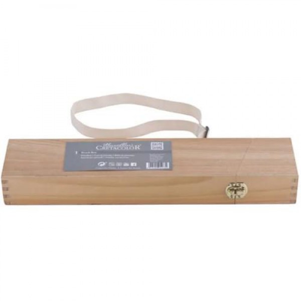 Ξύλινη θήκη για πινέλα 45x5x9cm Ξύλινη θήκη για πινέλα 45x5x9cm