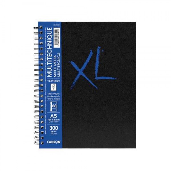 Canson Μπλοκ XL Spiral Mix Media A5 300g 34φ